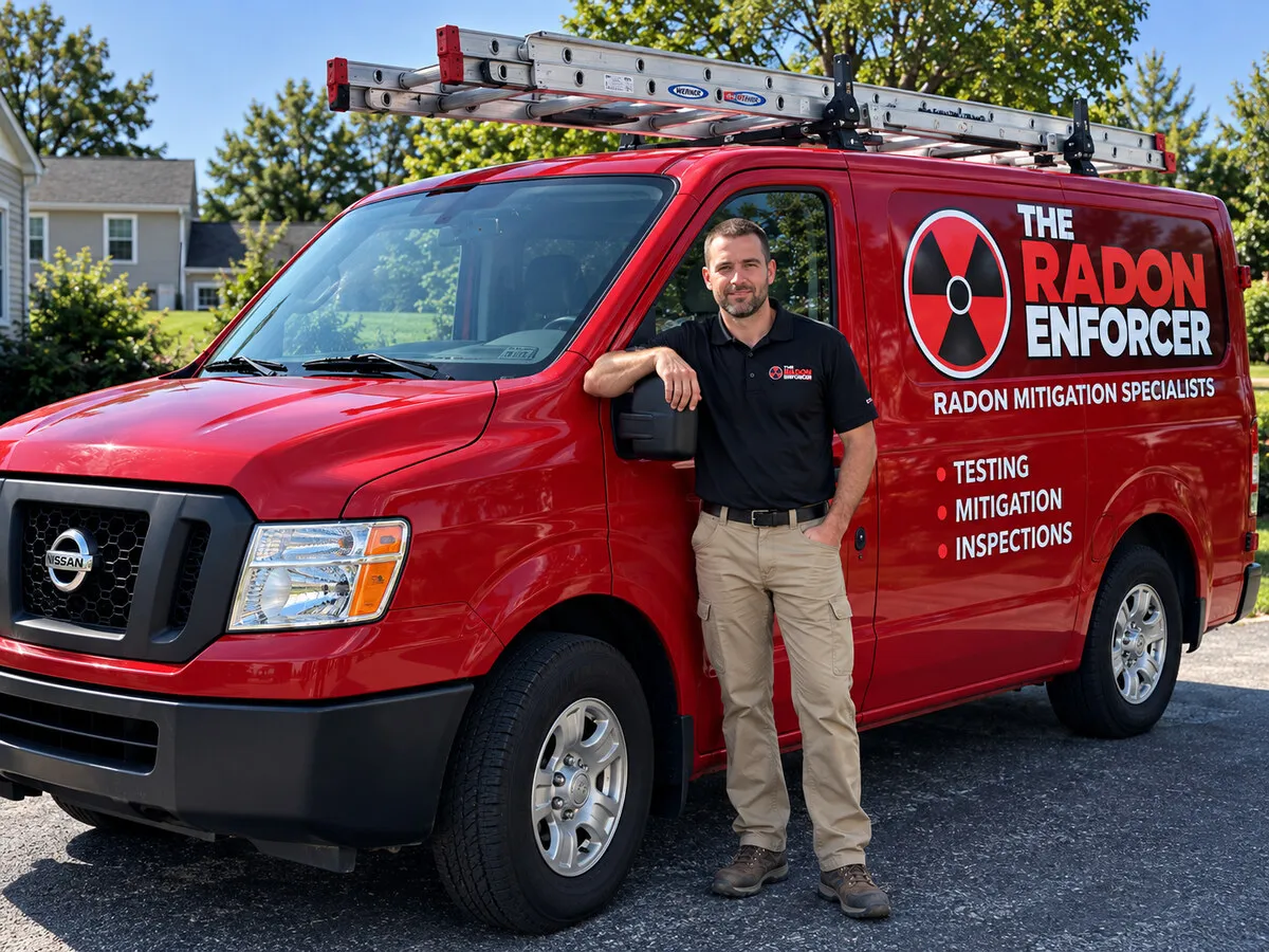 David Brockelhurst, owner of The Radon Enforcer, in Red Lion, PA